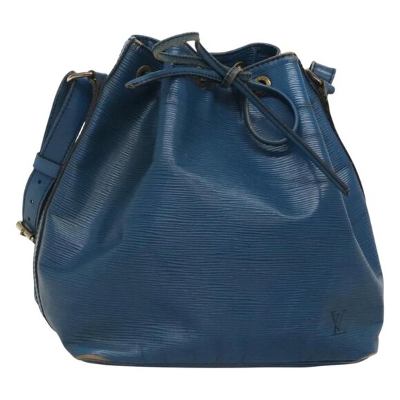 LOUIS VUITTON Epi Petit Noe Shoulder Bag Blue M44105 LV Auth 123335 - Picture 1 of 16